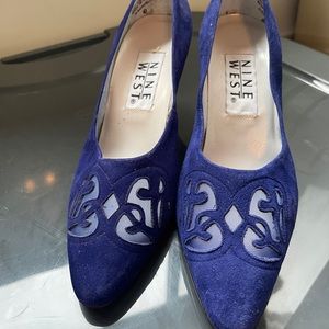 Royal blue dress heels